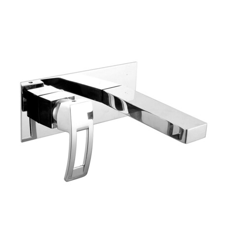 Griferia De Lavatorio Pared Linea Siena Aqualia Monocomando Cromo 000