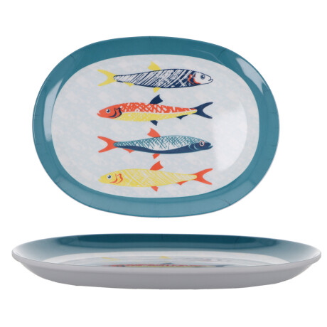 Plato de melamina Oval Linea Merlin Plato de melamina Oval Linea Merlin