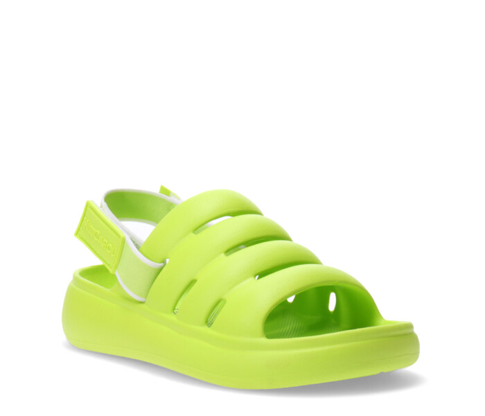 Sandalia de Mujer Miss Carol EILAT de goma con elastico Amarillo Limón