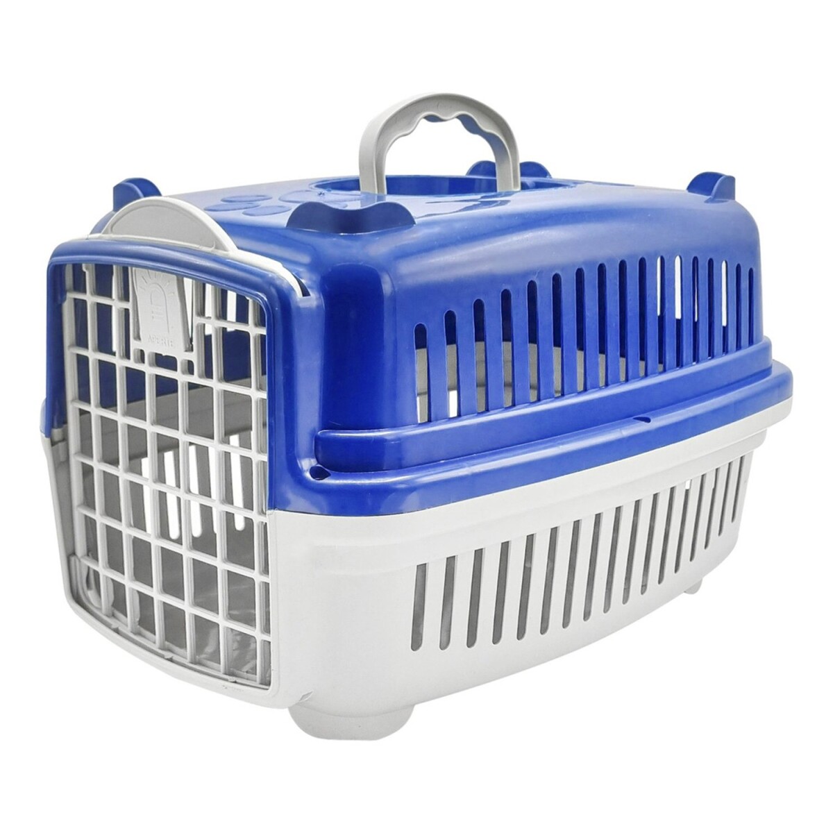 Transportadora Rígida Para Mascotas N3 Perro Gato Resistente - Variante Color Azul 