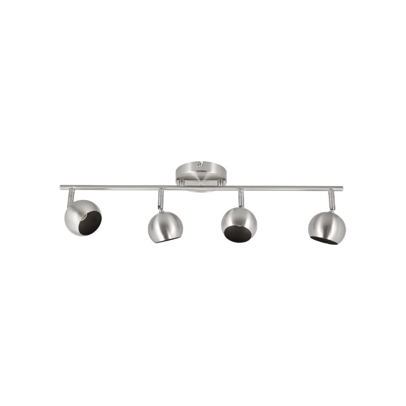 LUMINARIA GINA X4 Luminaria de Adosar Gina Cuadruple Orientable Nickel