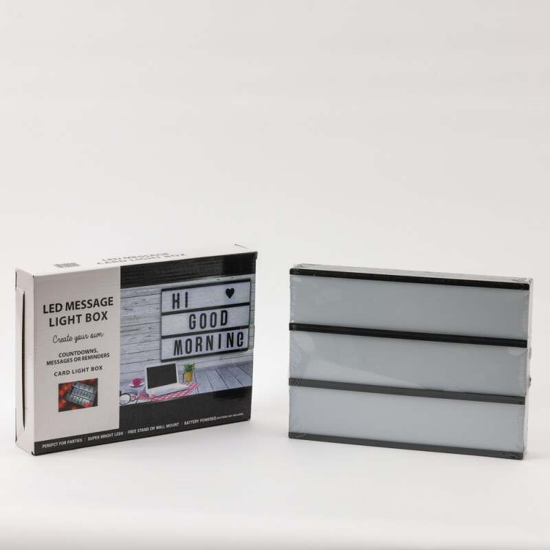 Cartel caja luminosa LED mensaje personalizable Cartel caja luminosa LED mensaje personalizable