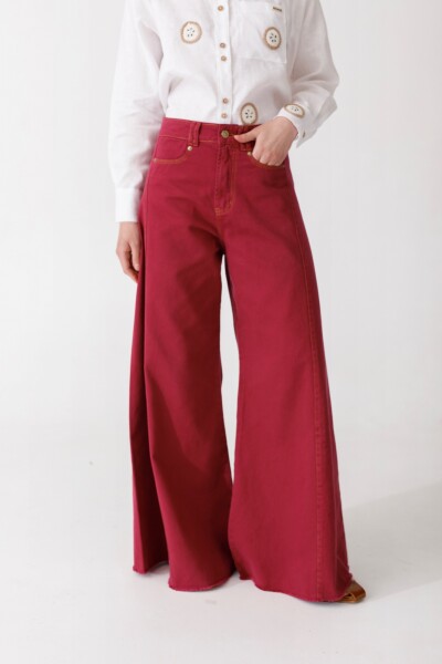 JEAN WIDE XL Fucsia