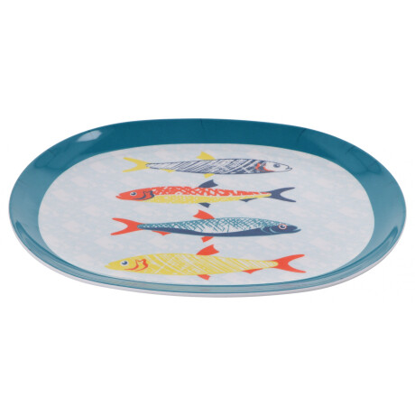 Plato de melamina Oval Linea Merlin Plato de melamina Oval Linea Merlin