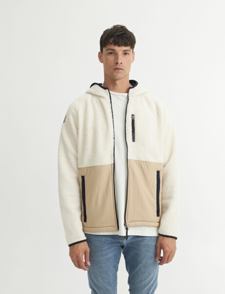 Campera sherpa Ulio Crudo