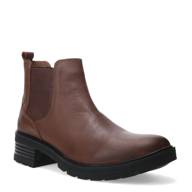 Bota de Mujer Freeway Casual Elastico Marrón Oscuro