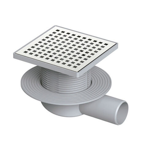 Desague De Acero Inoxidable 15X15 Salida 50Mm 000