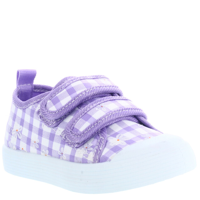 Championes de Niños Croco Kids BLAZE con velcros Lila