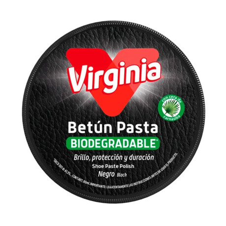 Betun en pasta biodegradable Virginia 80ml Negro Betun en pasta biodegradable Virginia 80ml Negro