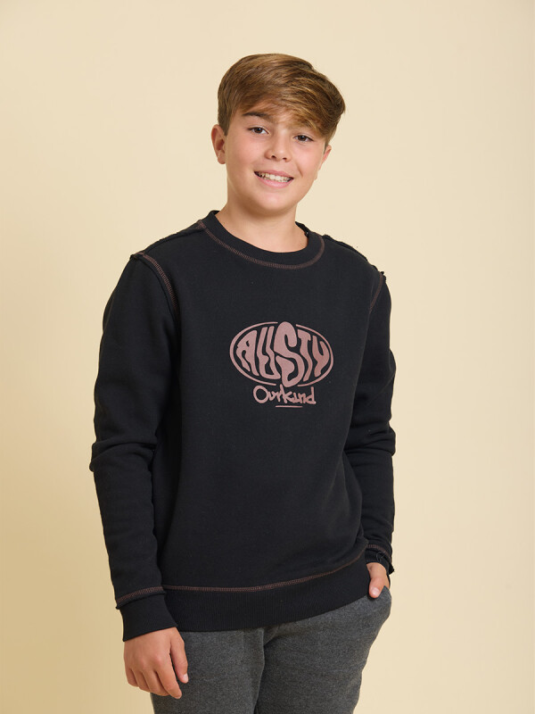 SWEATER CARMO TEEN RUSTY Negro