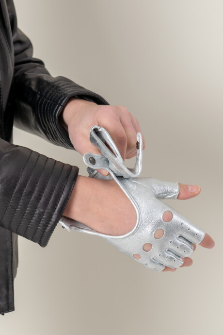 Guantes de Conducir Plata