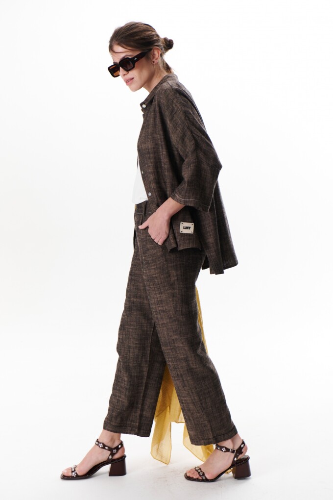 CAMISA MELANIE MARRON