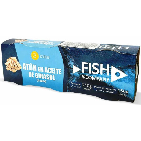 ATUN TROZOS EN ACEITE F&C TRIPACK 70G/210G ESPAÑOL ATUN TROZOS EN ACEITE F&C TRIPACK 70G/210G ESPAÑOL
