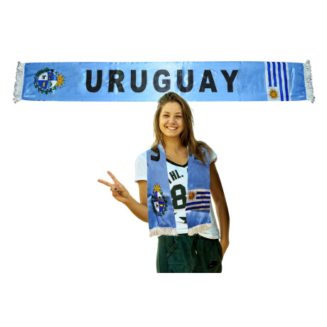 Bufanda de seda URUGUAY. Bufanda de seda URUGUAY.