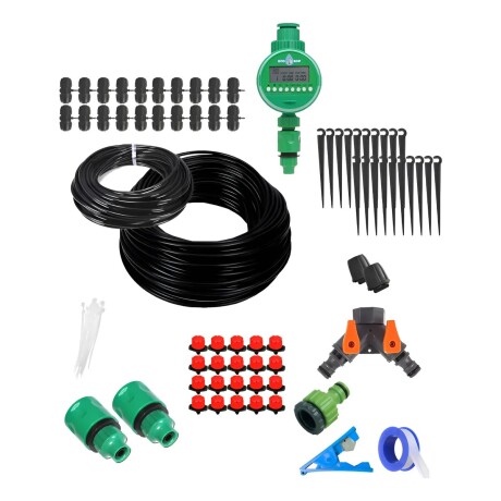 Kit Riego Automático Ecodrop T1008AT 20 Goteos 20M 001