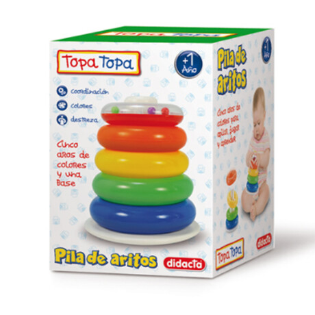 Juego Pila de Aritos Didacta Topa Topa 001