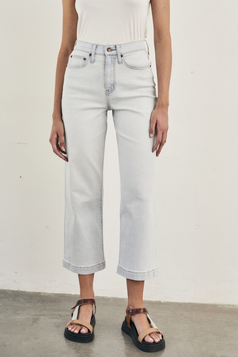 Wide Leg Lavado Claro - Jean Claro 