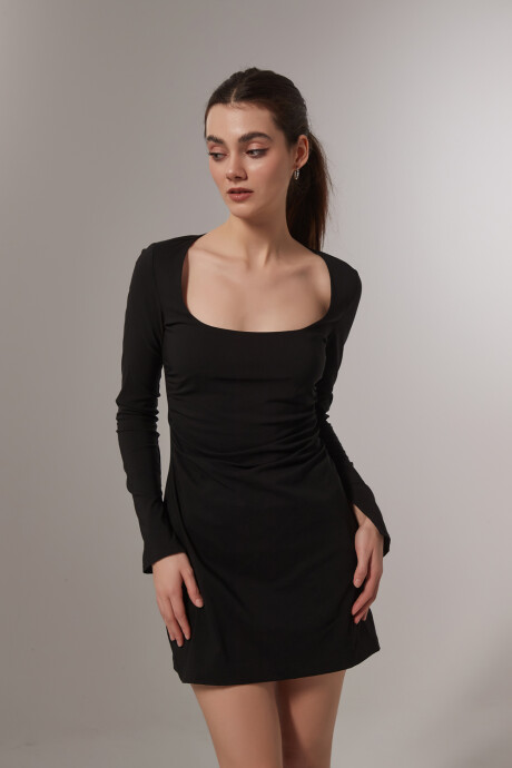 Vestido Fanfa Negro