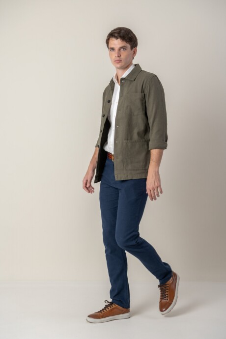 Sobre camisa Lino Verde