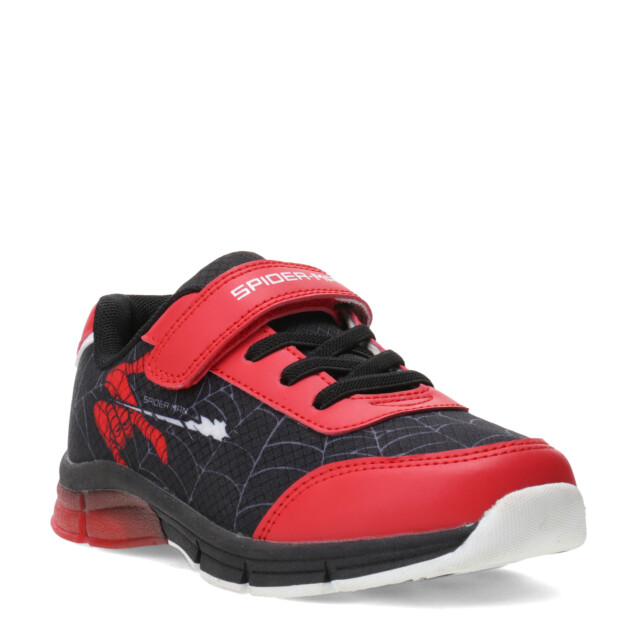 Championes de Niños Marvel Spiderman Negro - Rojo