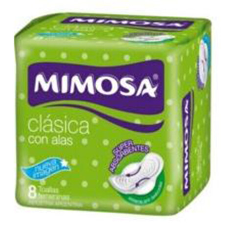TOALLA MIMOSA CLASICA TRIPLEGADA CON GEL X 8 C/ALAS TOALLA MIMOSA CLASICA TRIPLEGADA CON GEL X 8 C/ALAS