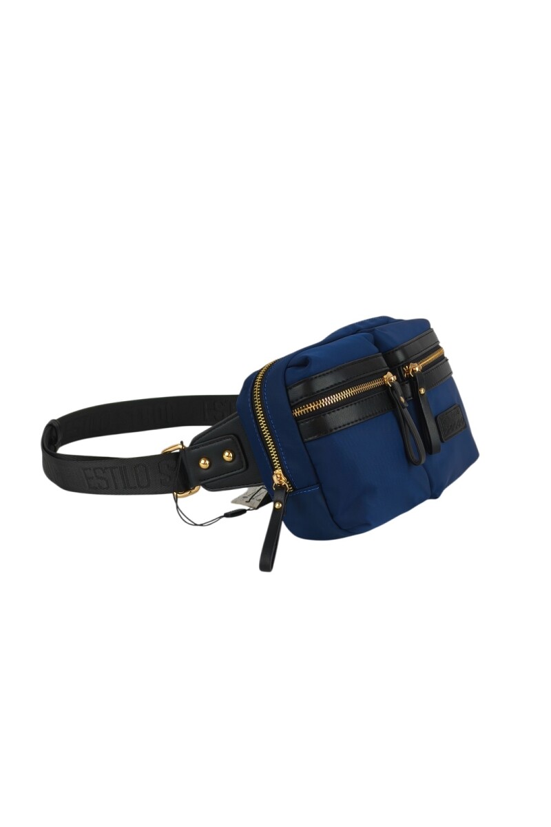 Riñonera con bolsillos Azul