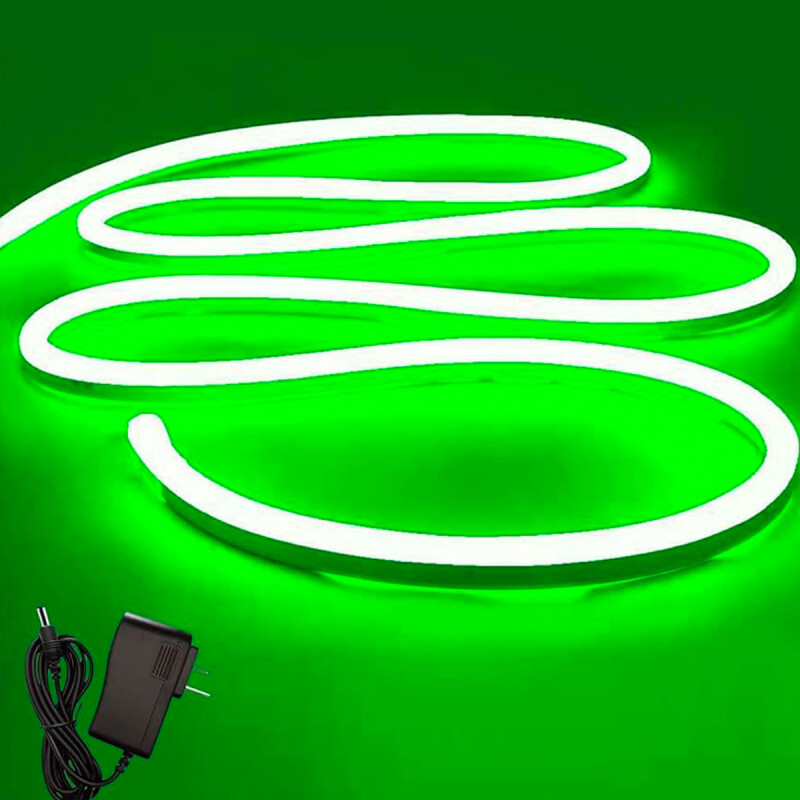 Kit completo Cinta Tira led neon flexible RGBW 5 metros Verde Kit completo Cinta Tira led neon flexible RGBW 5 metros Verde