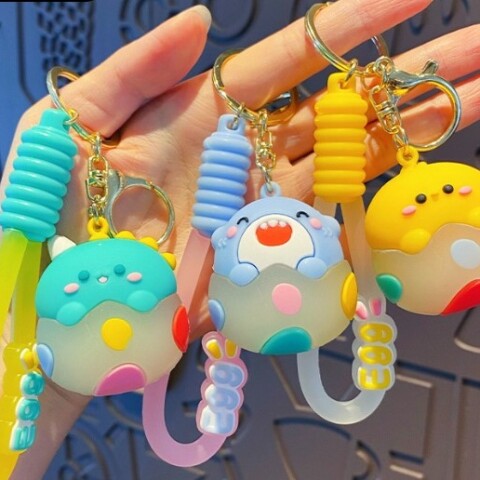 LLAVERO CON LUZ INTERMITENTE (HUEVO DE DIBUJOS ANIMADOS) LLAVERO CON LUZ INTERMITENTE (HUEVO DE DIBUJOS ANIMADOS)