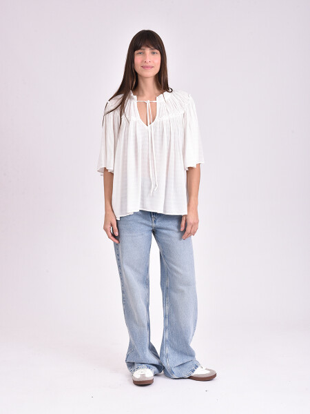 BLUSA MALAGA BLANCO