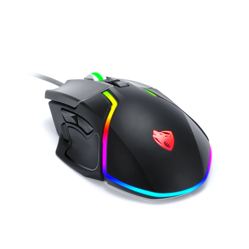 MOUSE CON CABLE TWOLF V11 NEGRO MOUSE CON CABLE TWOLF V11 NEGRO