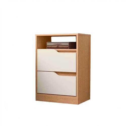 Mesa de Luz 2 Cajones - Sole Marrón