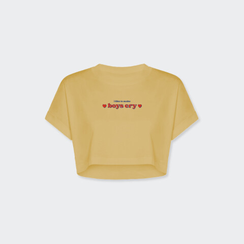 Remera Pulau BoysCry Amarillo