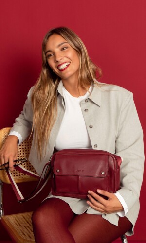 BANDOLERA ORLANDO GRANATE