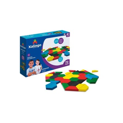 BLOQUES DE MADERA MOSAICO DIDACTICOS 72 PIEZAS BLOQUES DE MADERA MOSAICO DIDACTICOS 72 PIEZAS