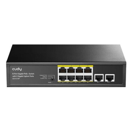 Switch 8P Poe Cudy Gigabit con 2 Puertos Uplink 001