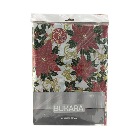 Mantel Rectangular Bukara Peva 140 x 260 cm Navidad Muérdago