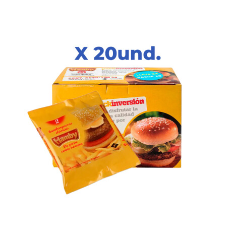 Hamburguesa Hamby X 10 Paquetes X 2 Unid Hamburguesa Hamby X 10 Paquetes X 2 Unid