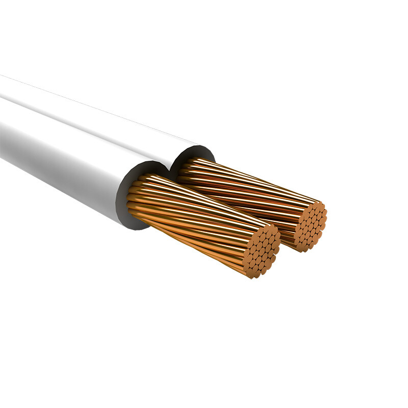 CABLE GEMELO UNIFILAR CBT 2X1MM DIORS (ROLLO 100M) - BLANCO Cable Gemelo Multifilar CBT 2x1mm