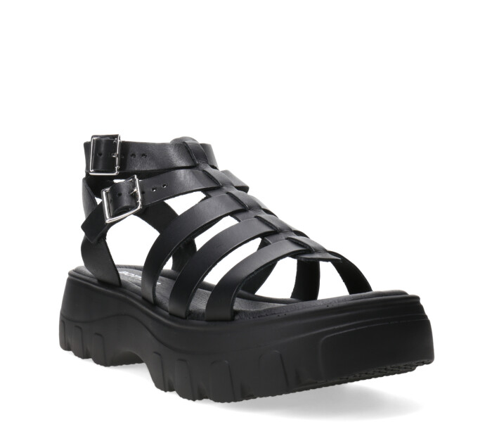 Sandalias de Mujer Bottero Franciscana Negro