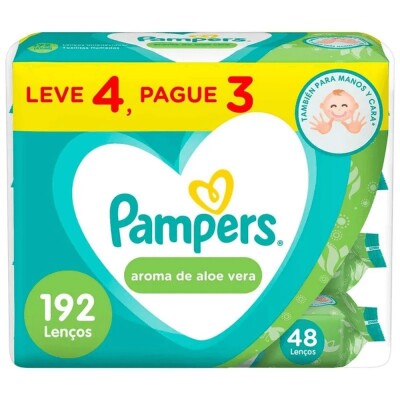 Toallitas Húmedas Pampers Pack Aloe Vera 192 Uds. Toallitas Húmedas Pampers Pack Aloe Vera 192 Uds.
