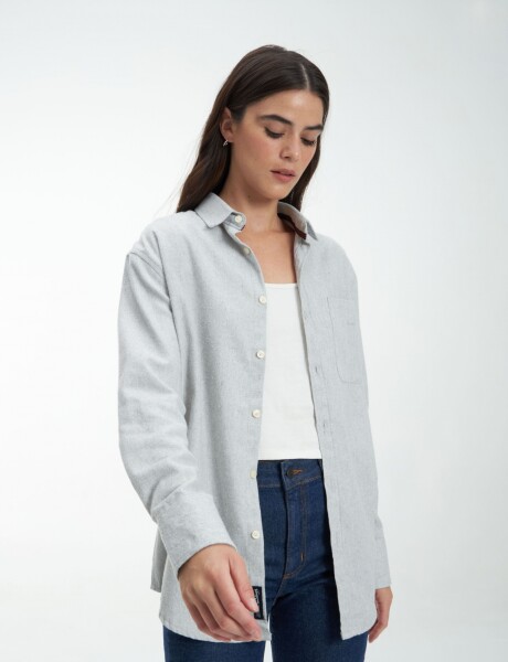 Camisa Thais Gris melange