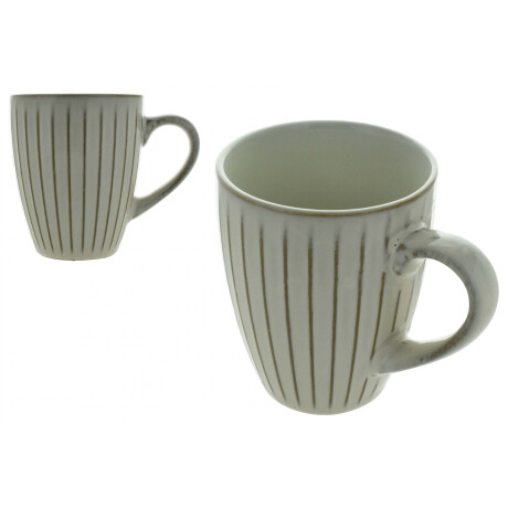JARRA DESAYUNO CERAMICA COLOR LABRADO LINEA VERTICAL 8.5X10CM 24517 JARRA DESAYUNO CERAMICA COLOR LABRADO LINEA VERTICAL 8.5X10CM 24517