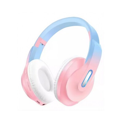 Auriculares inalambrico bluetooth XY229BT infantil luces rosa Auriculares inalambrico bluetooth XY229BT infantil luces rosa