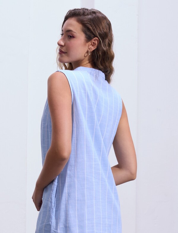 Vestido Cordel CELESTE/MULTI