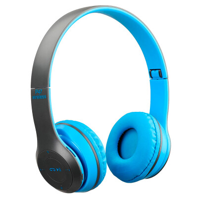 Auriculares Inalambricos Bluetooth P47 De Vincha Economicos Azul Auriculares Inalambricos Bluetooth P47 De Vincha Economicos Azul