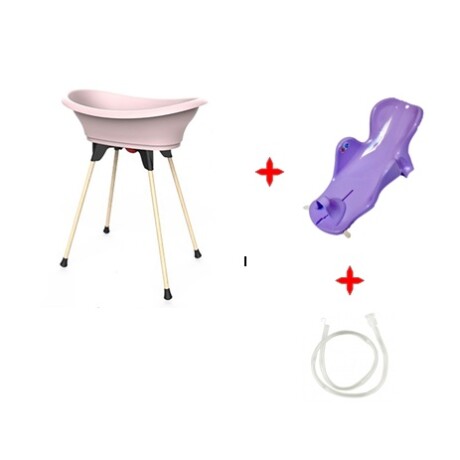 Bañito bañera Vasco con pie y tumbona Daphne rosa