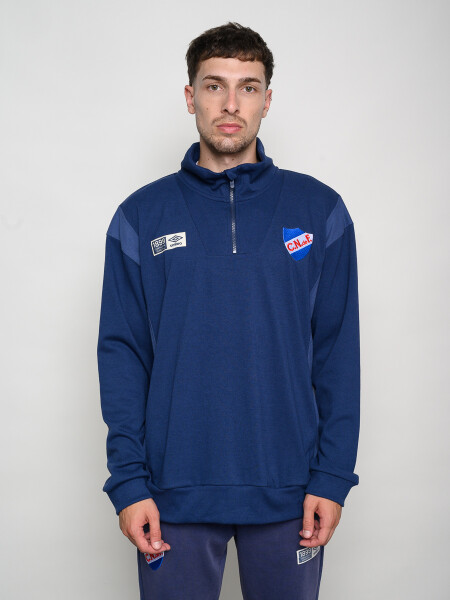 BUZO MEDIO CIERRE FLOW Nacional Oficial Hombre 001