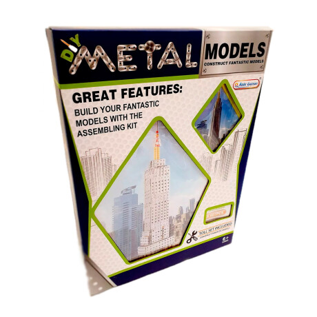 Set de Construcción Rascacielos Metálico 607 Pzs 001