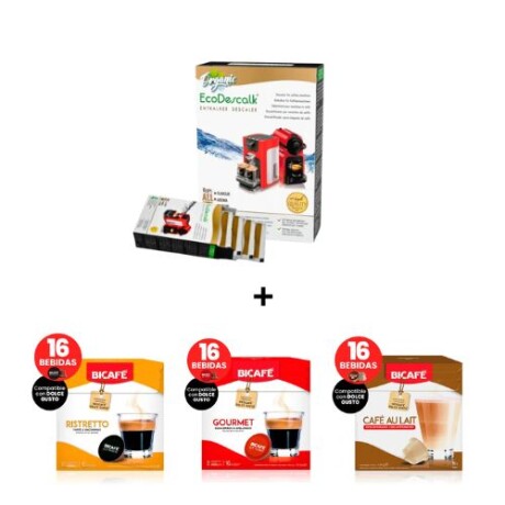 Pack X3 Cajas de Cápsulas Bicafé y Decalcificador 001