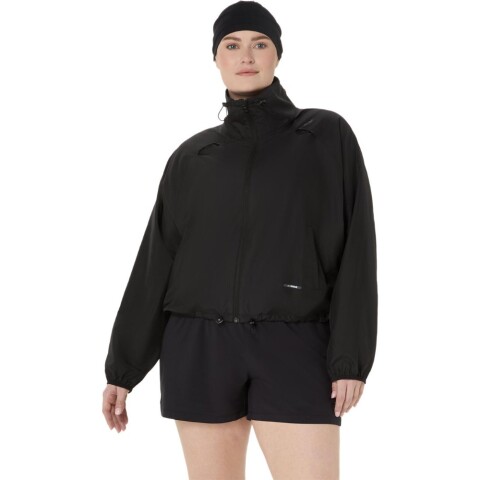Casaca Training Nagino Actibreeze Short Jacket Mujer Performance Black